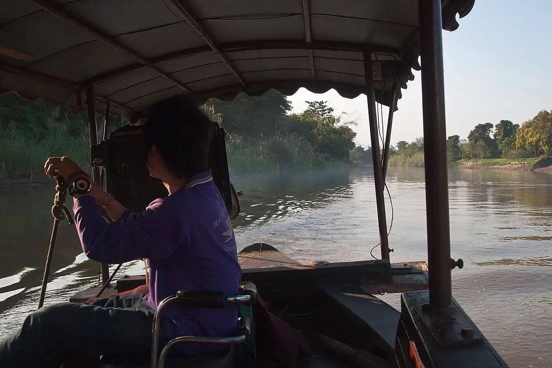 Ping River cruise north of Chiang Mai, Thailand
