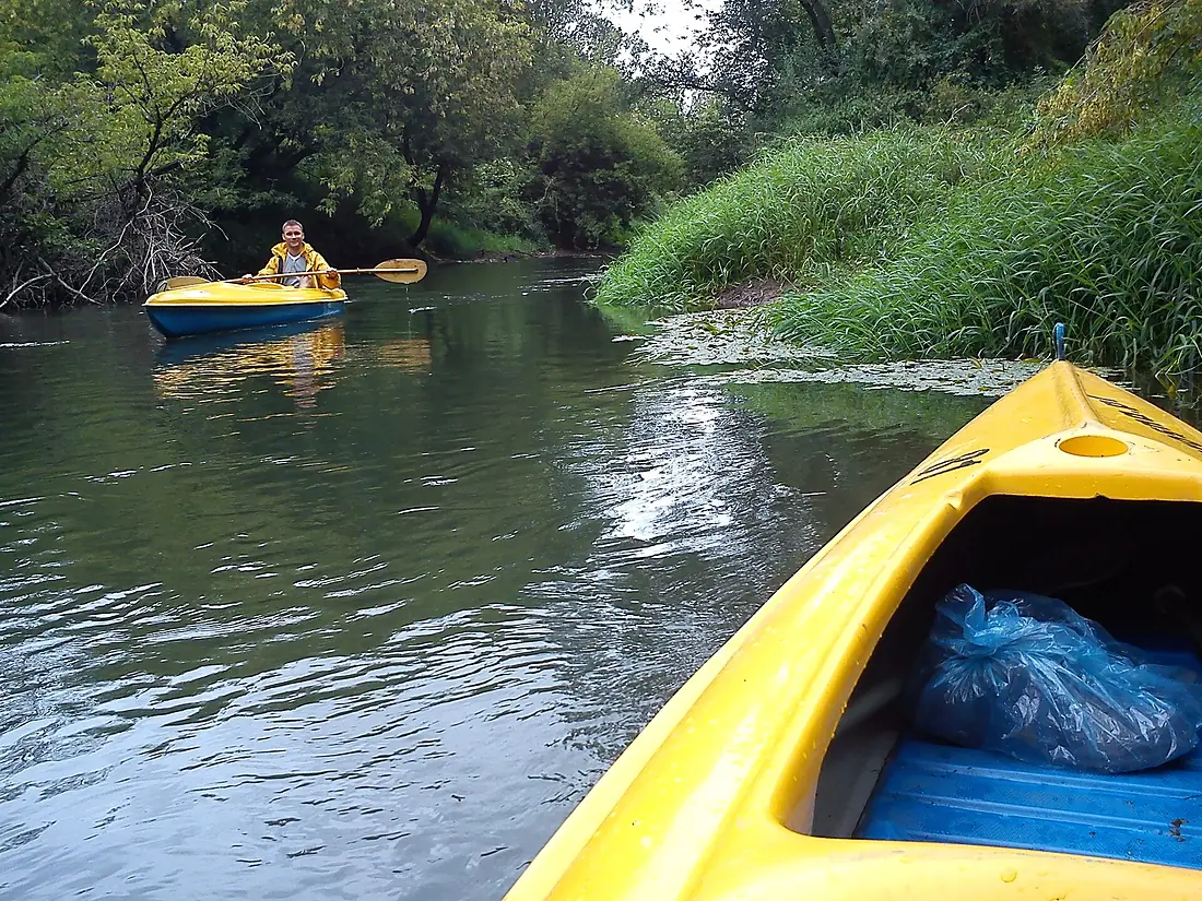 Kayaking Prosna river from Grabow nP to Olobok (2)
