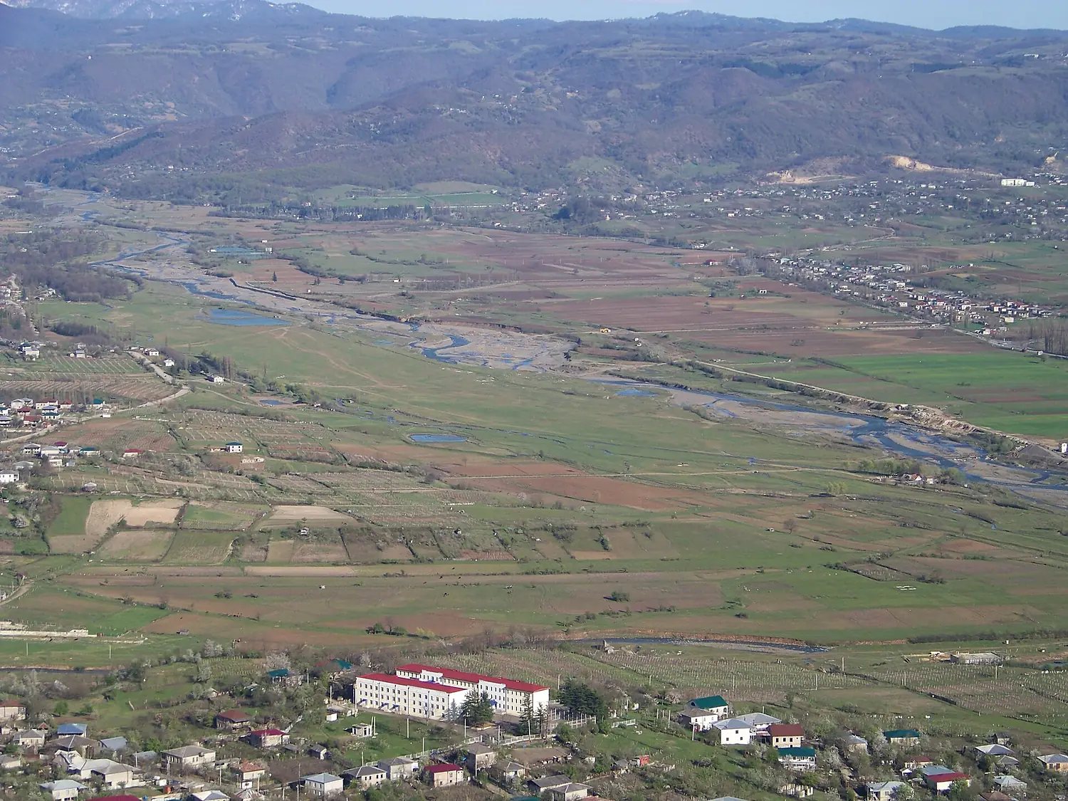 River kvirila at sachkhere