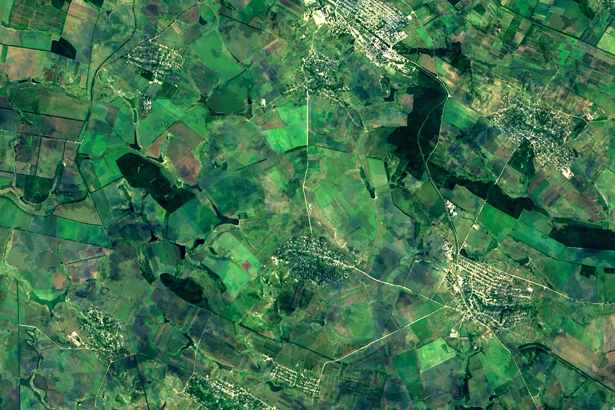 Răut: satellite view of the source