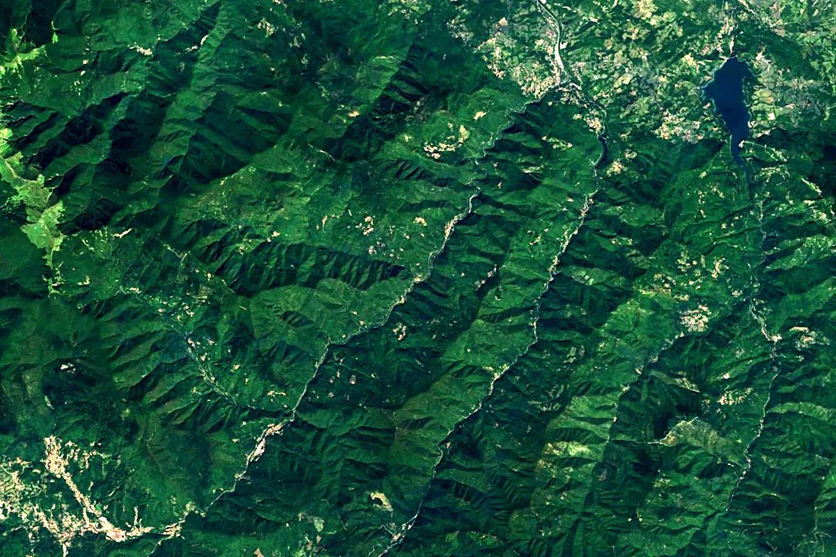 Reno: satellite view of the source