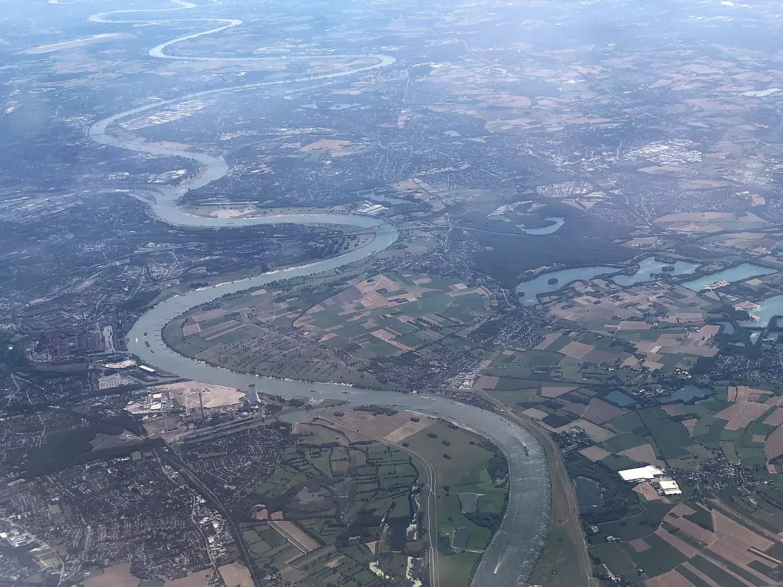 The Rhine Hünxe Germany