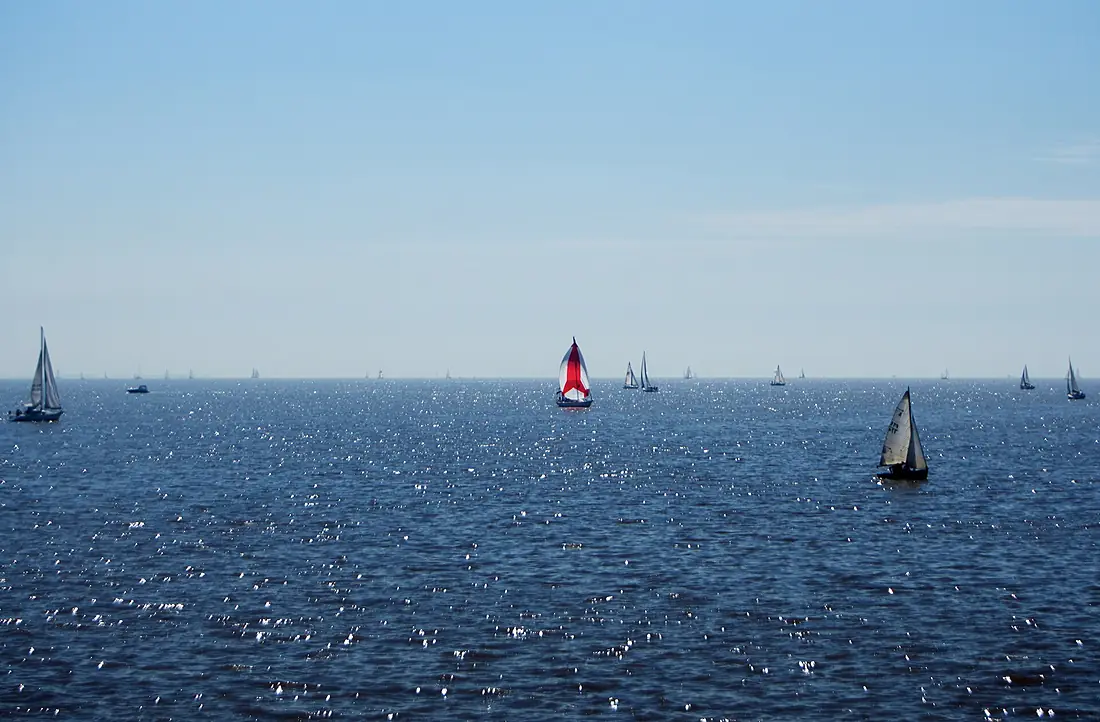 Boats on Rio de la Plata