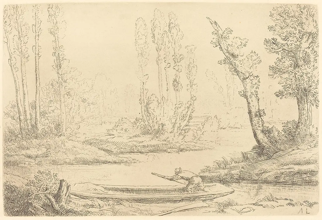 Alphonse Legros, Banks of the Somme near Amiens (Bord de la Somme pres d'Amiens), NGA 43472