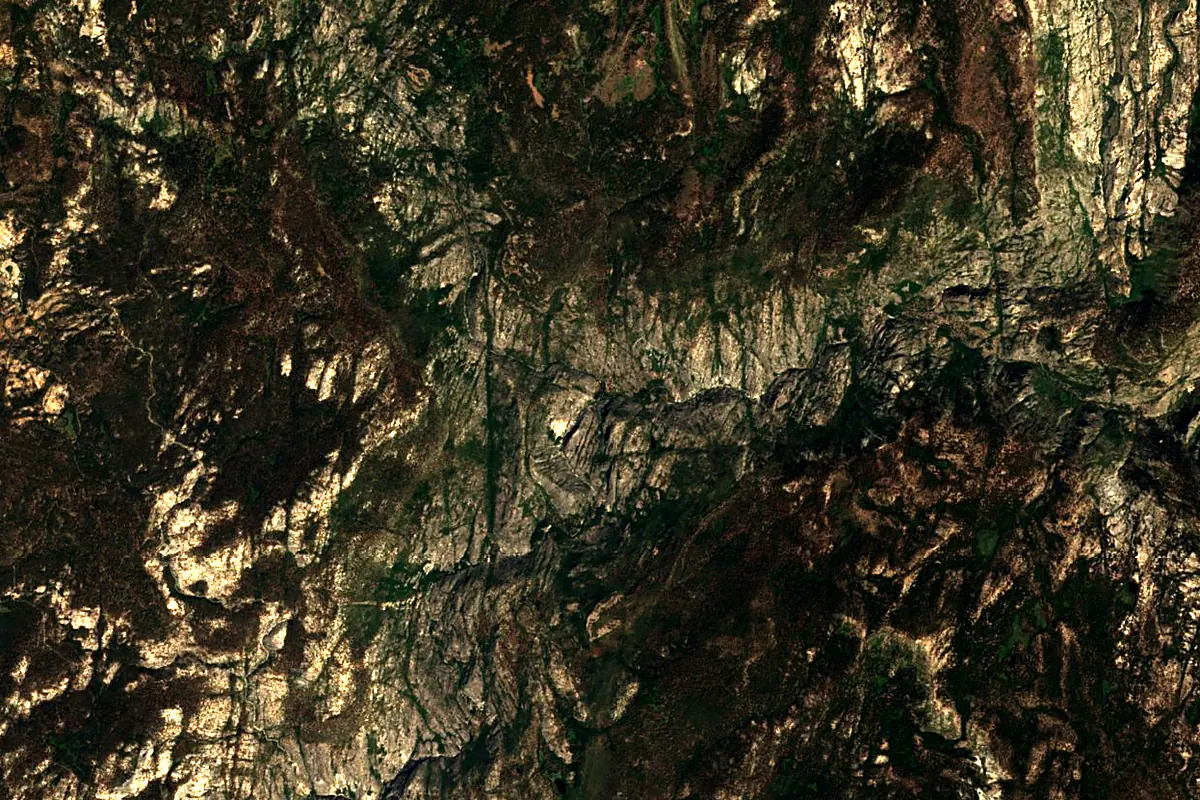 San Joaquin River: satellite view of the source