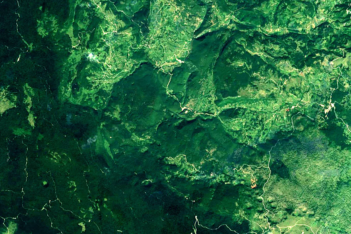 Sana: satellite view of the source