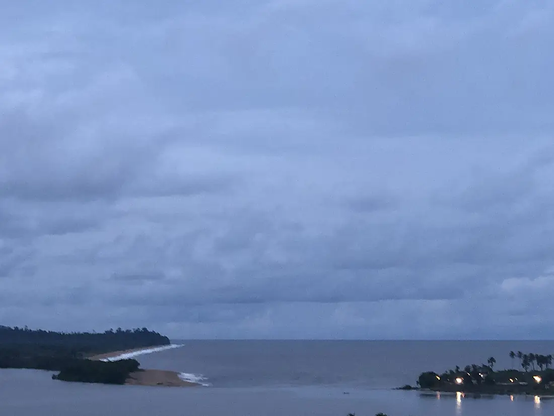 Sassandra river immersion in ocean