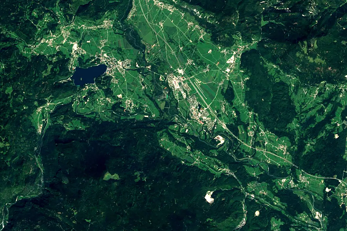 Sava: satellite view of the source