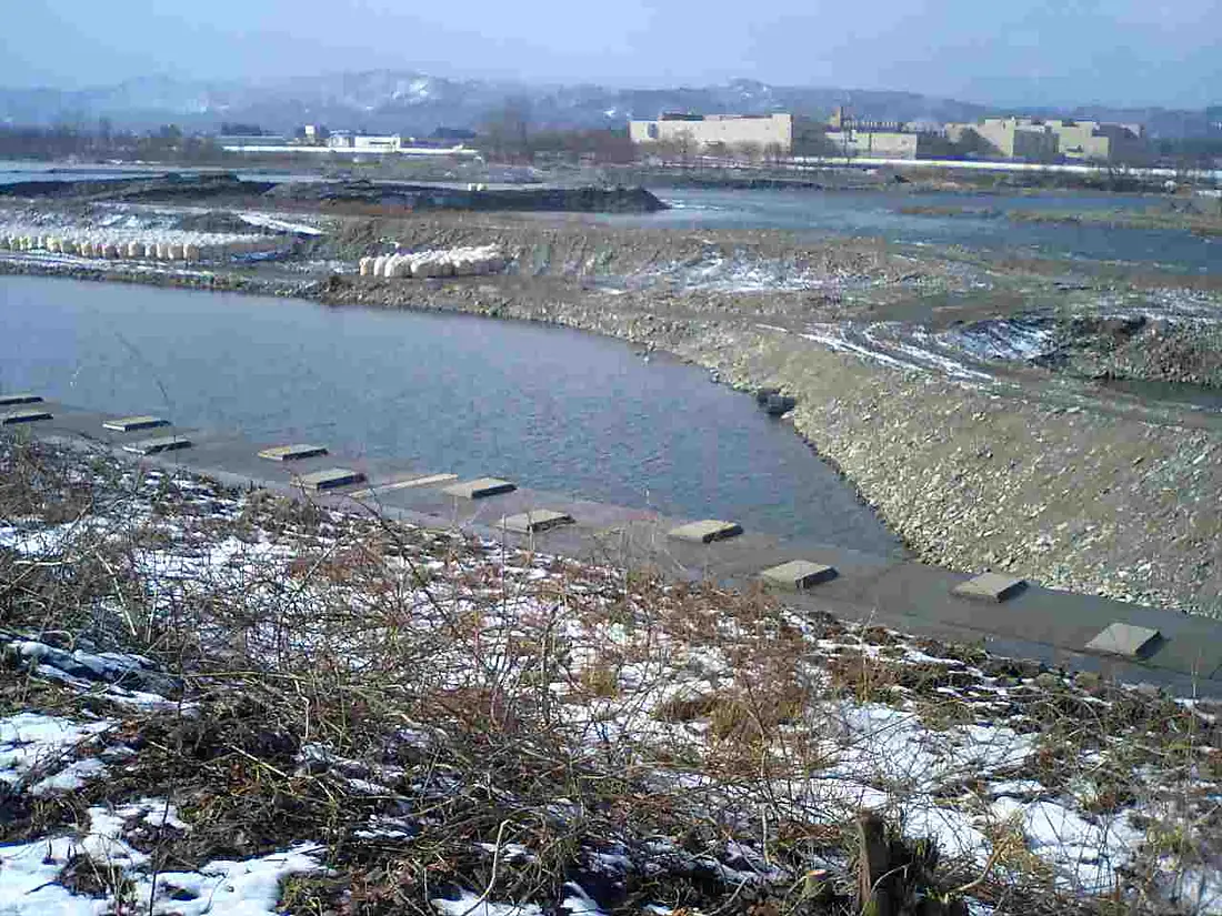 20081231 Shinano River and Semiconductor Niigata Co