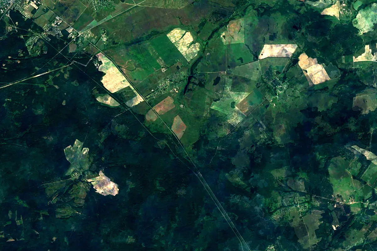 Snov: satellite view of the source