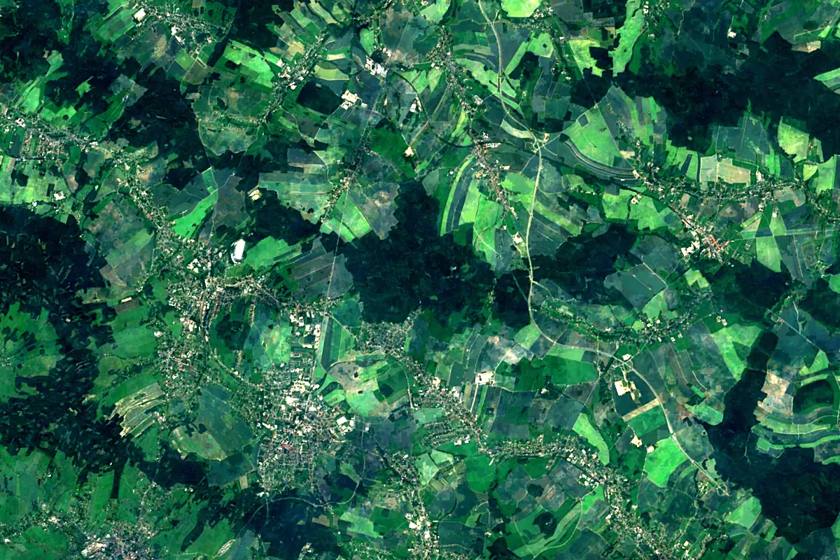 Spree: satellite view of the source