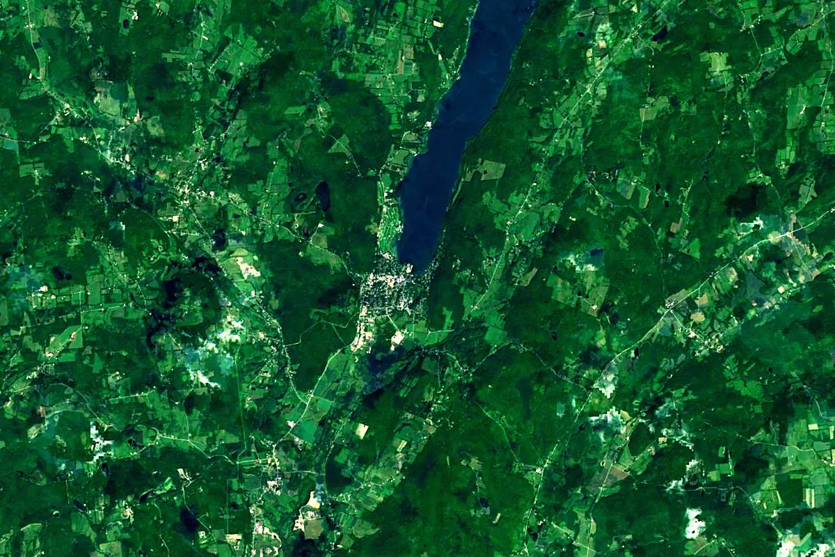 Susquehanna River: satellite view of the source