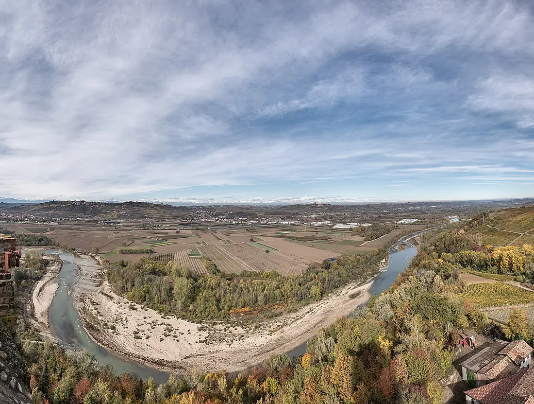 Tanaro River - Barbaresco, Cuneo, Italy - November 2, 2021 02
