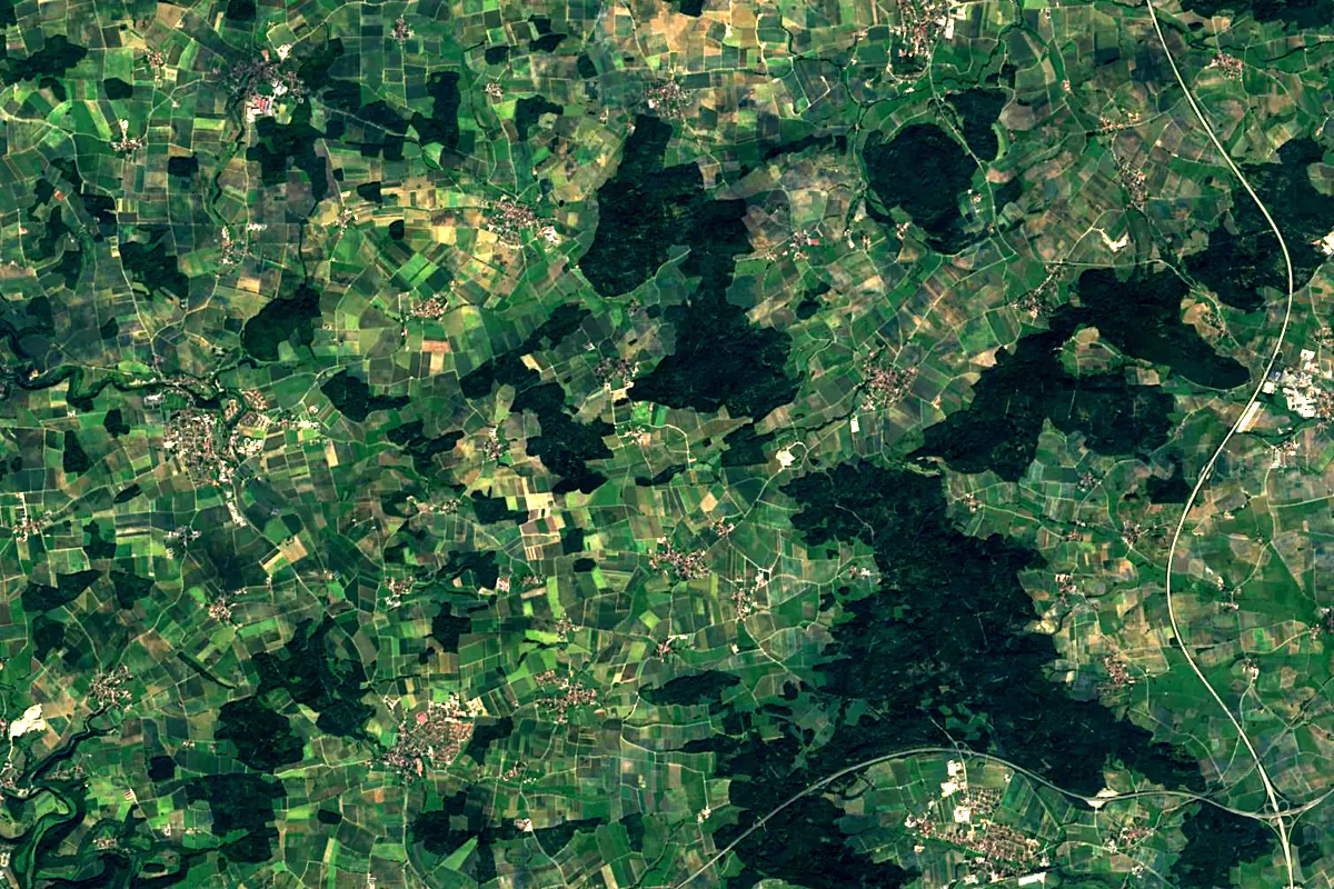Tauber: satellite view of the source