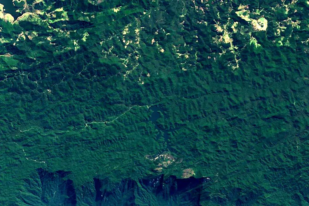 Tietê River: satellite view of the source