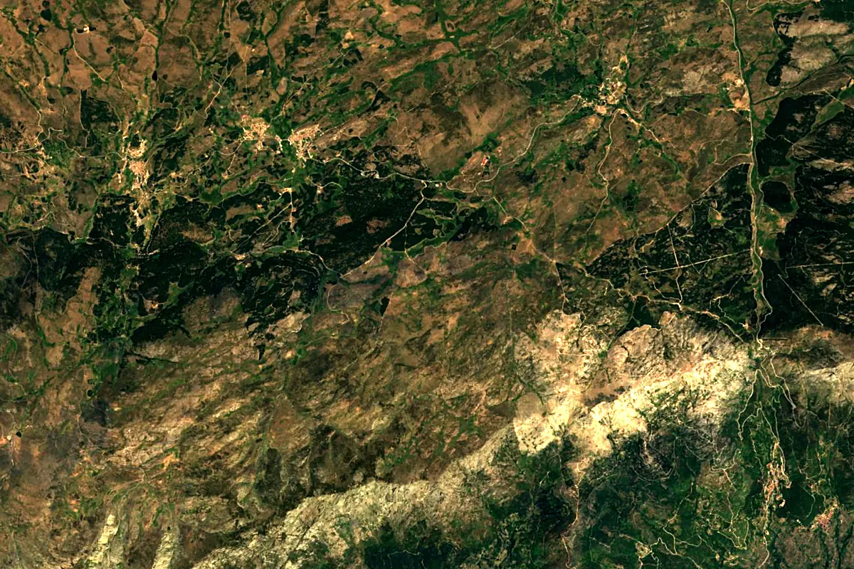 Tormes: satellite view of the source