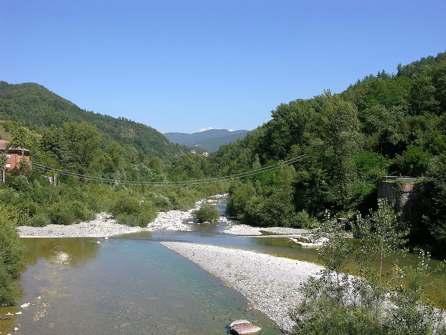 Fiume Trebbia presso Gorreto-GE