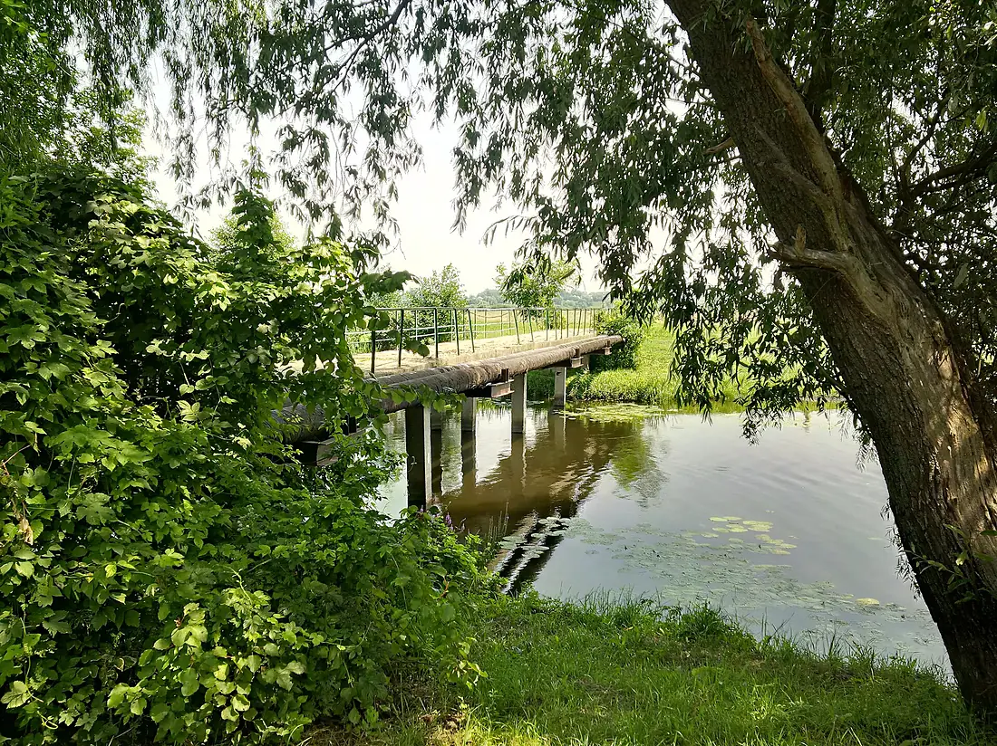 Bridge across Trubizh River in Pereiaslav-Khmelnytskyi