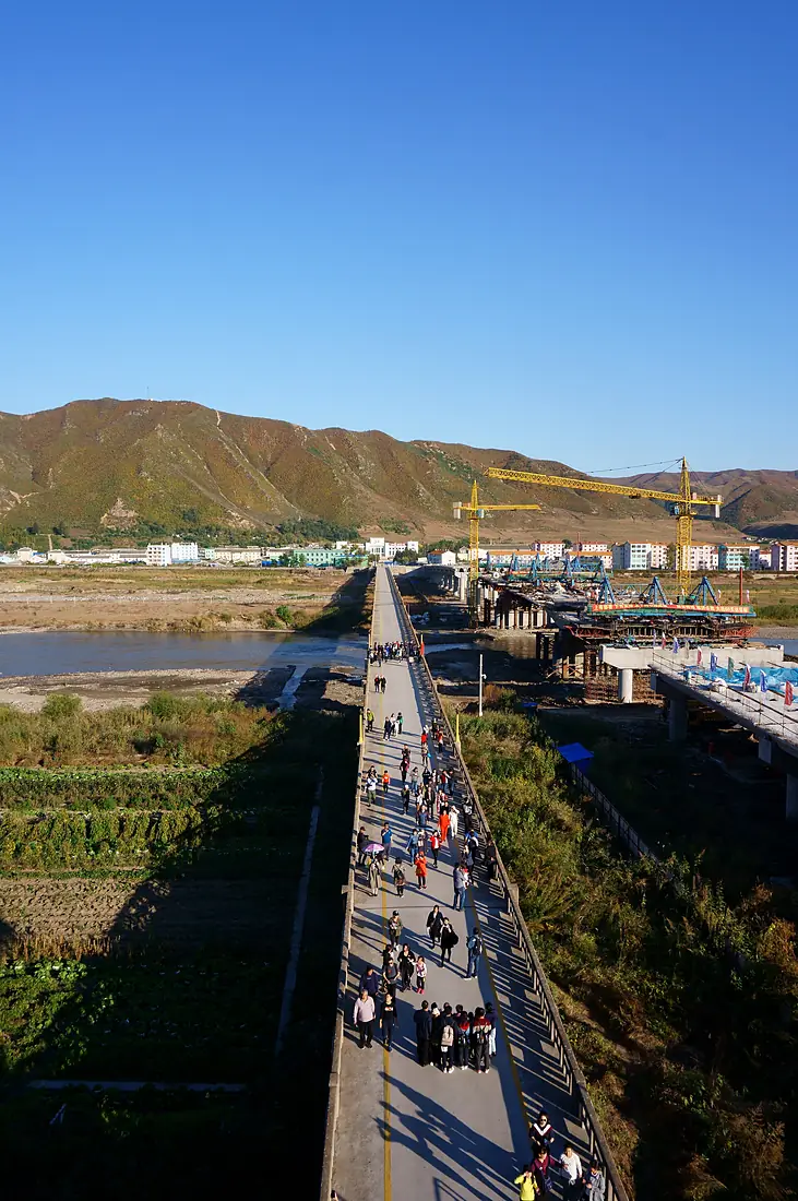 Tumen River Bridge in 2018