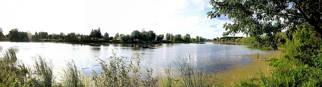 Yemilchyne, river Uborť