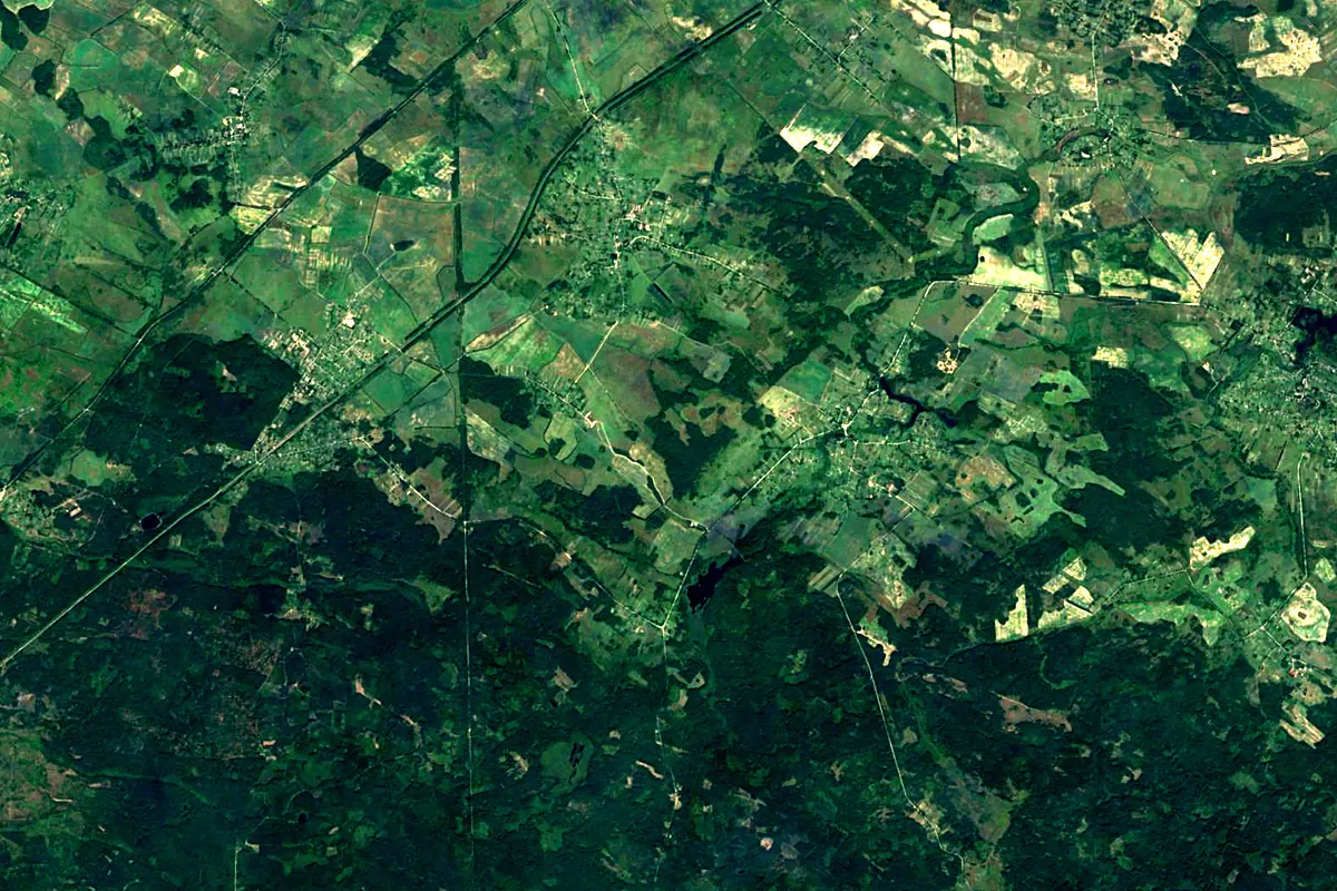 Ubort: satellite view of the source
