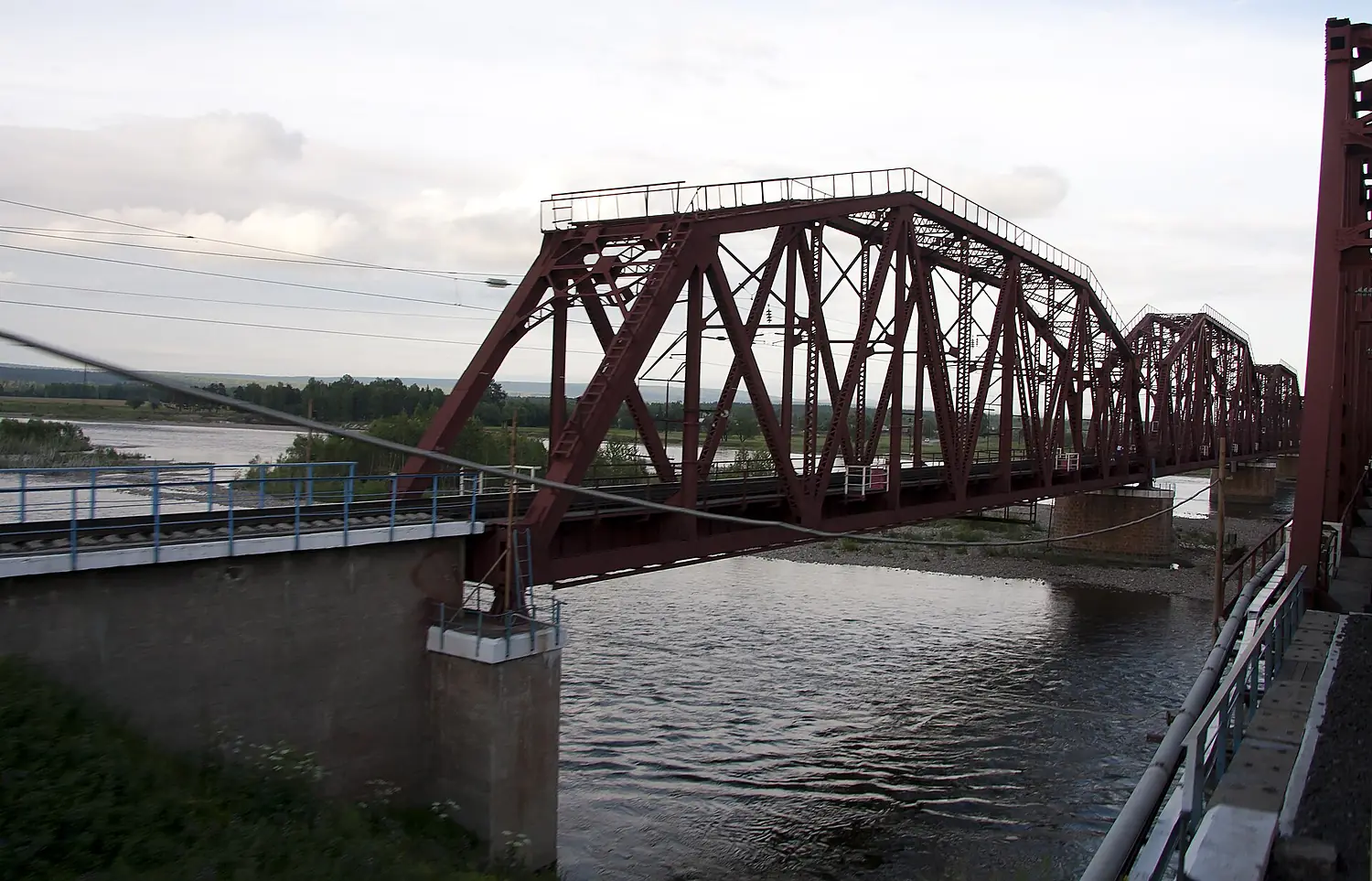 Transsiberian RW crossing Chuna River