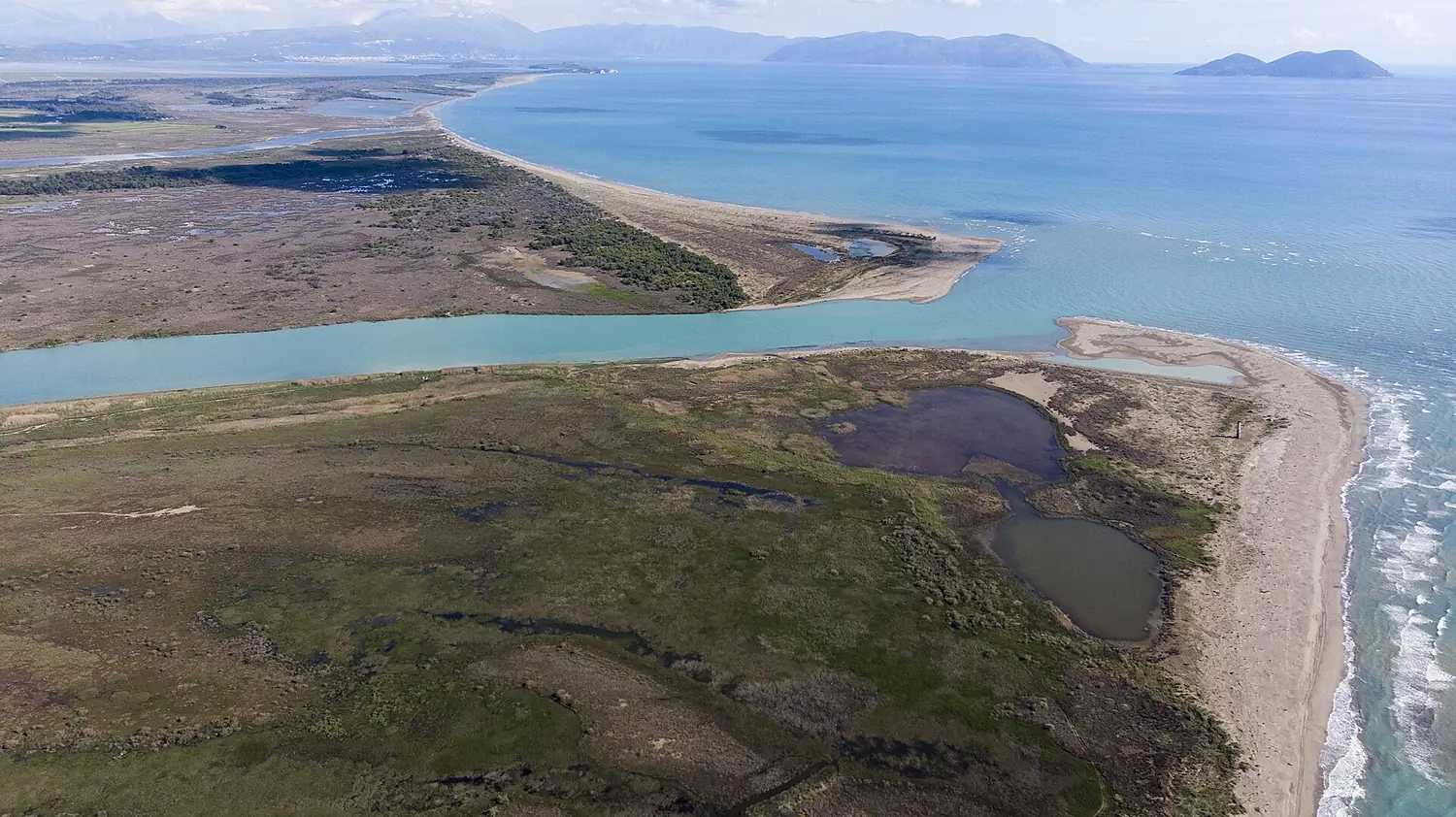 Vjosa river mouth
