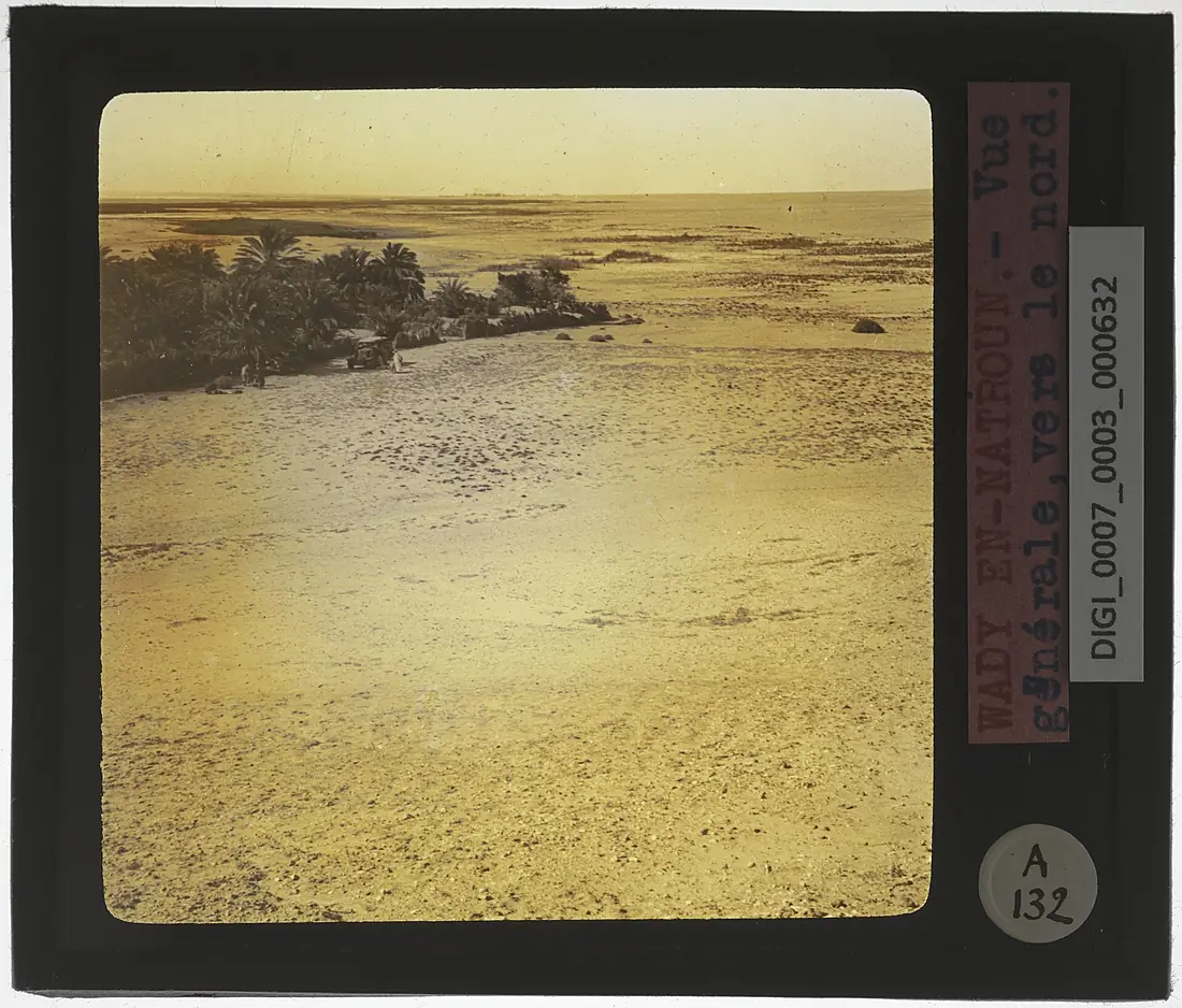 Wadi El Natrun. Panorama naar het noorden, GDE000632