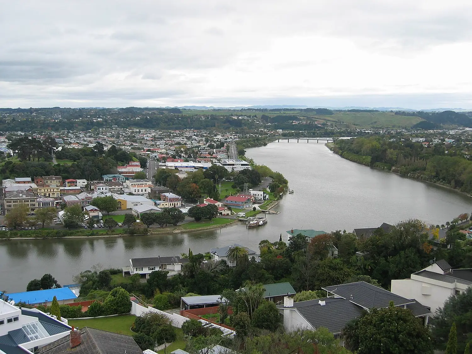 Wanganui from Durie Hill
