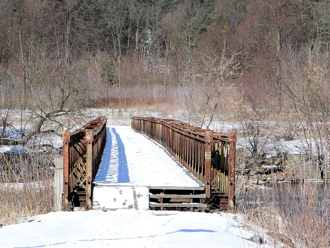 Footbridge over Wkra in Kosewko - 01