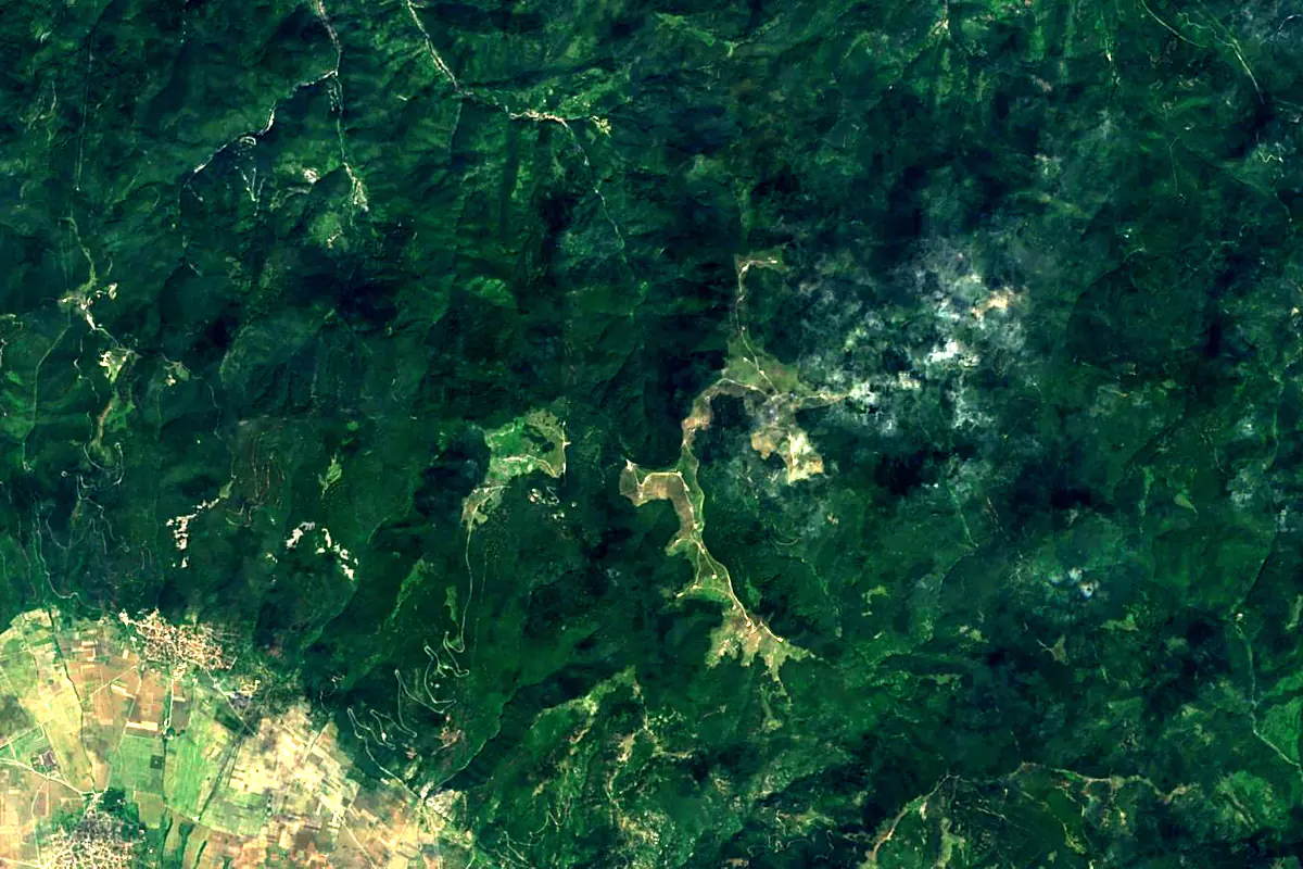 Yantra: satellite view of the source