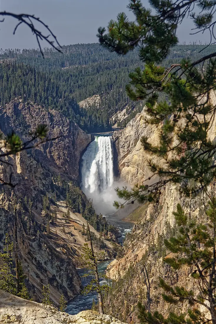 Artist Point view of Yellowstone Canyon 02