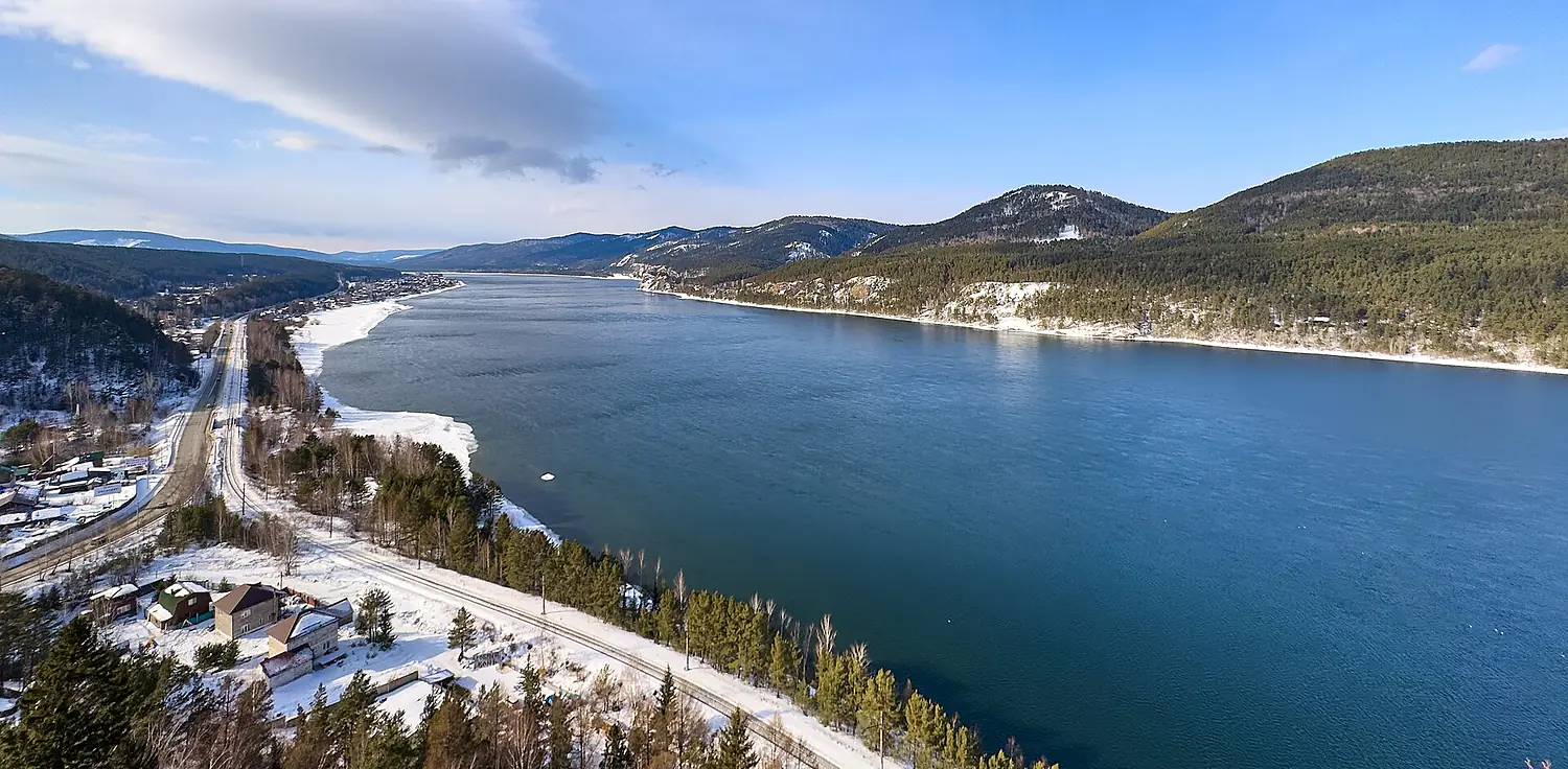 Yenisei River near Krasnoyarsk (2026-03-05) - 2