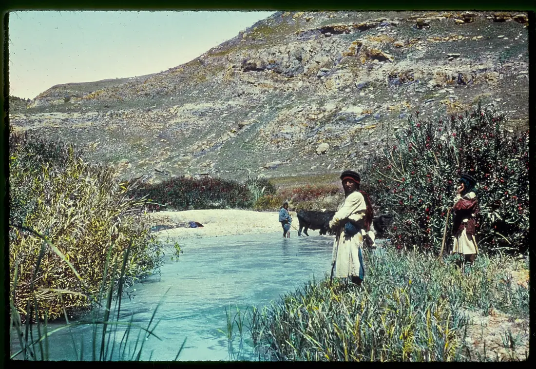 Trans Jordan. River Jabbok near Zerka. Gen 32-22 LOC matpc.22908