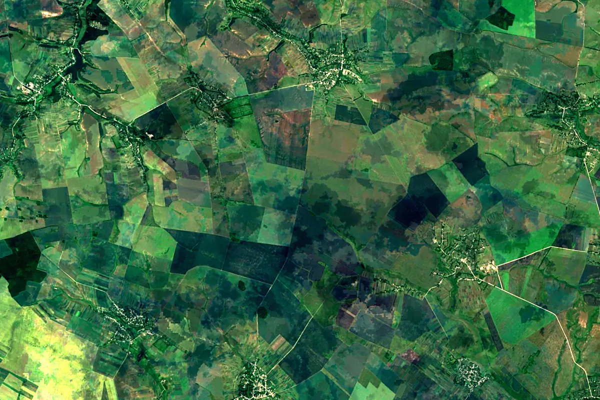 Zbruch: satellite view of the source